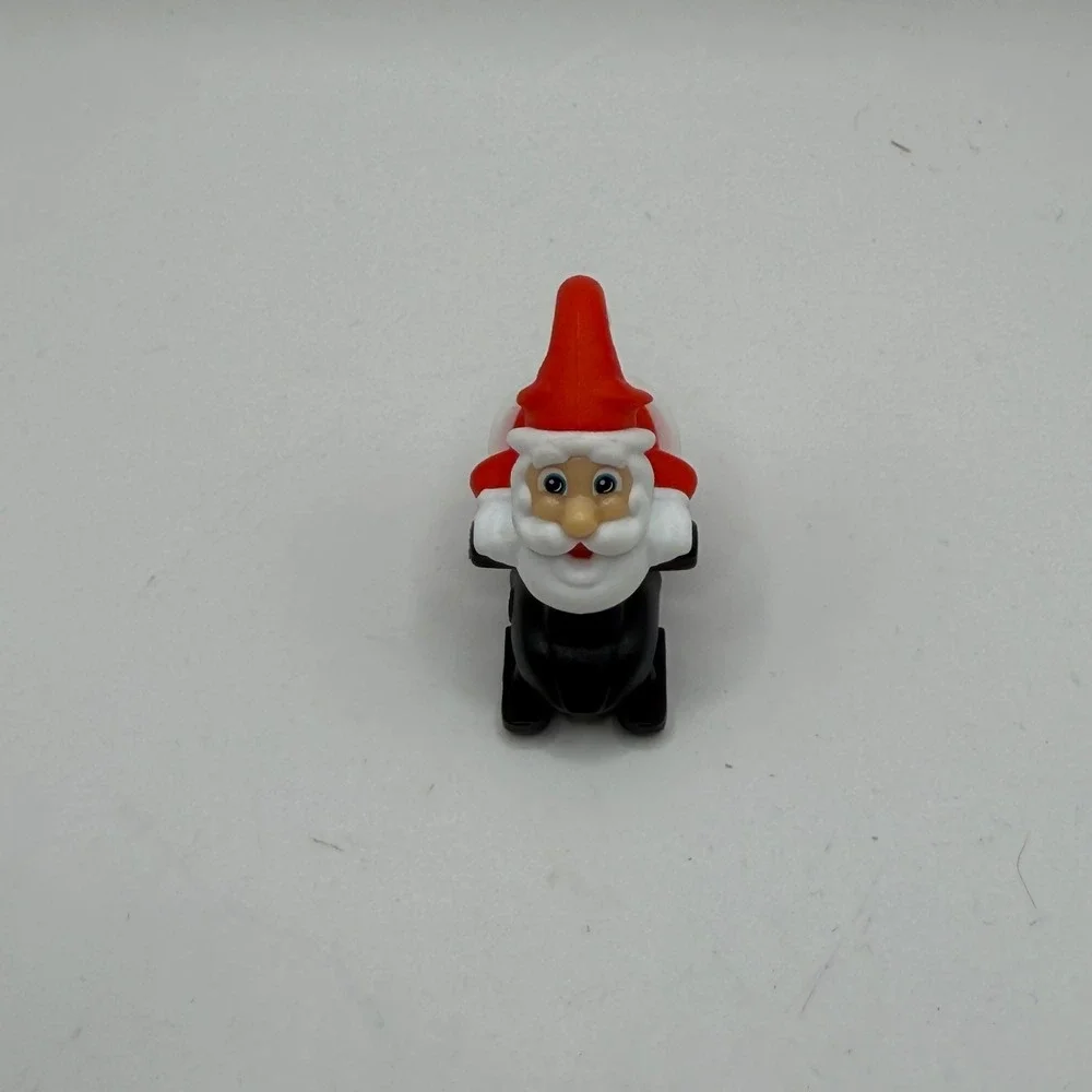 Vintage Kinder Surprise Santa Claus on Snowmobile Mini‎ Figure Toy Collectible